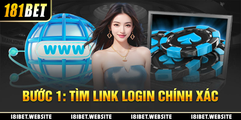 Bước 1: Tìm link login chính xác